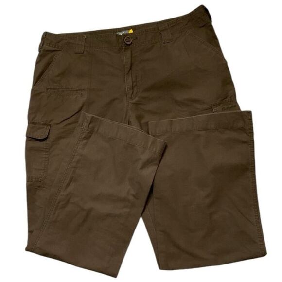Cabelas Cargo Pants Womens 16x32 Hi Rise Utility Pockets Outdoor Hiking Workwear - Picture 6 of 9